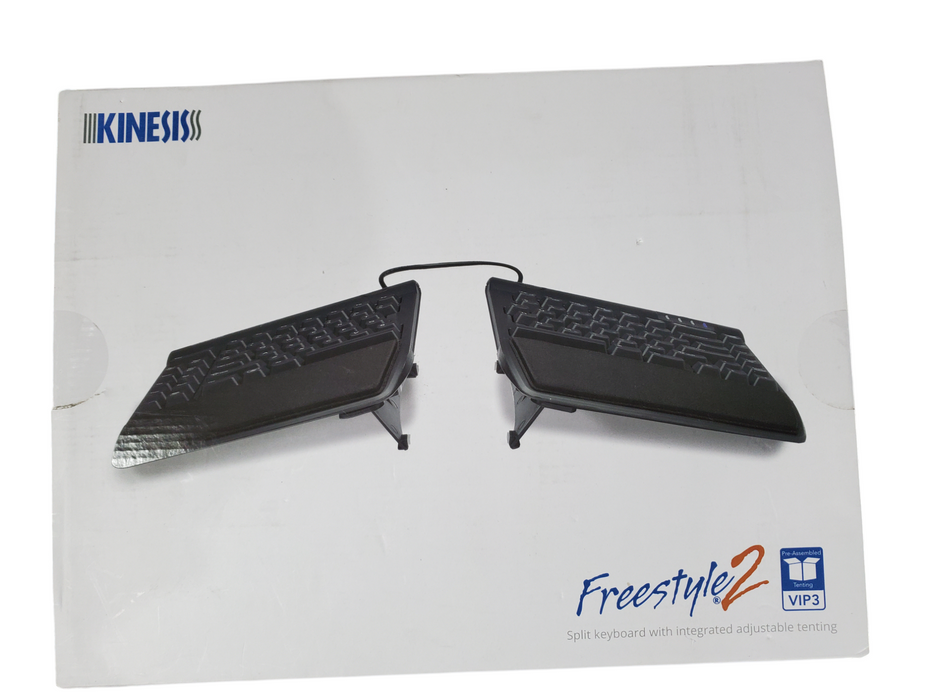Kinesis Freestyle2 Split Keyboard WITH INTERGRATED ADJUSTABLE TENTING