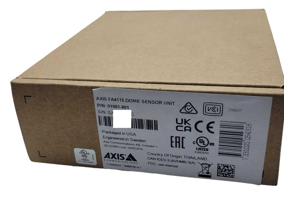 New Open-Box Axis FA4115 Dome Sensor unit 01001-001 _