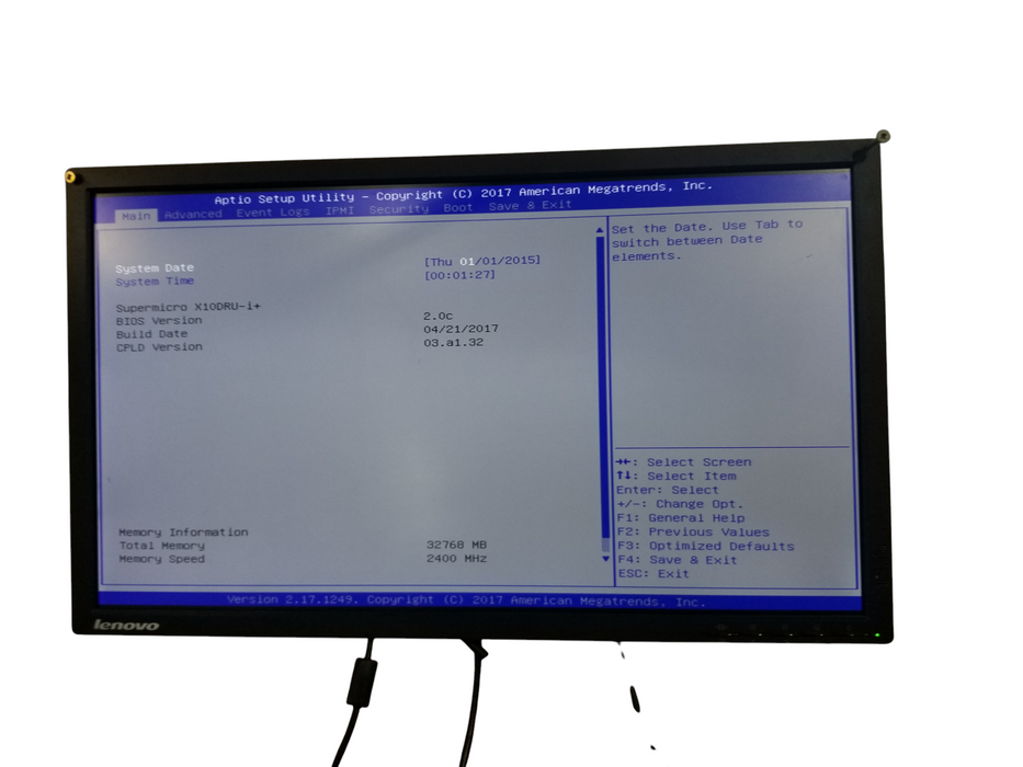 Supermicro X10DRU-i+ 2x Xeon E5-2650v3 2.20GHz, 32GB DDR4 AVAGO 3108 2x750W