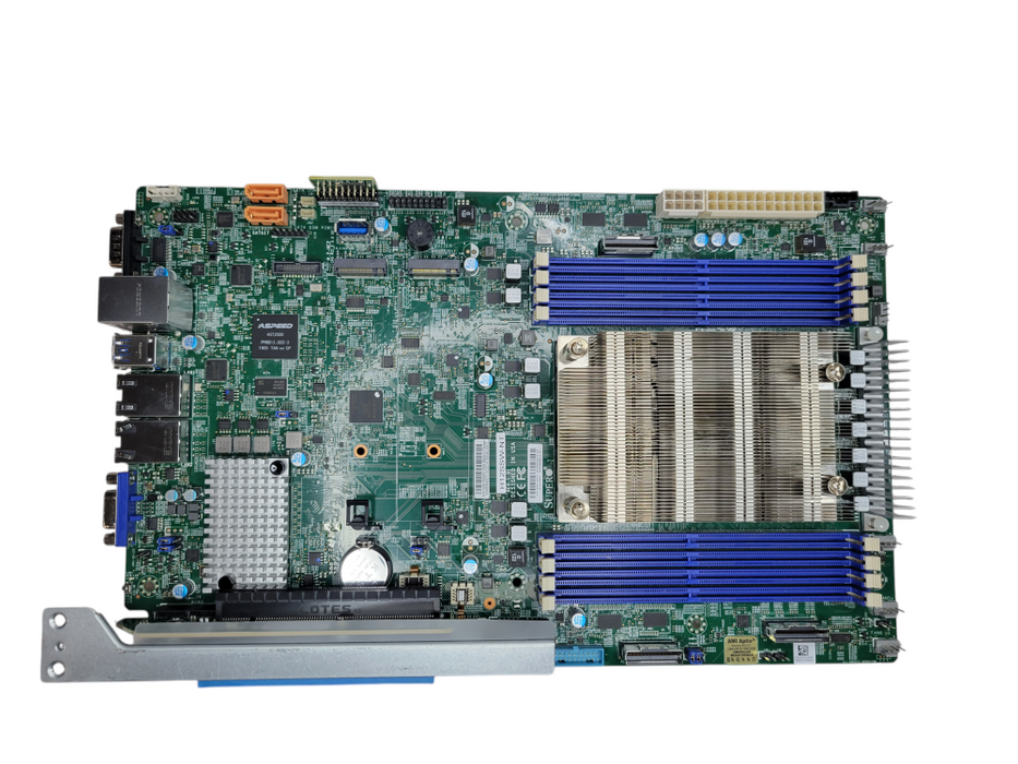 Supermicro H12SSW-NT REV1.01 for AMD EPYC 7002/7003 + Heatsink & Riser $