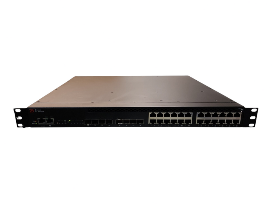 Brocade ICX 6610-24-PI 24 Port Gigabit Network Switch