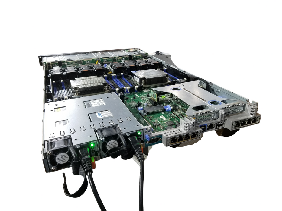 Lenovo ThinkServer RD550 2x Xeon E5-2630v3 RAID 510i/ Powers On - For Parts