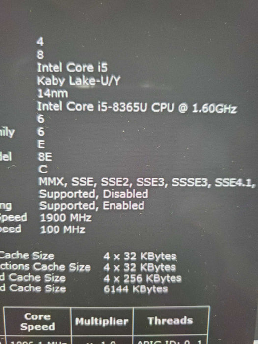 Lenovo ThinkPad X390 13.3" Touch Yoga Core i5-8365U 16GB RAM 256GB SSD  Lap200