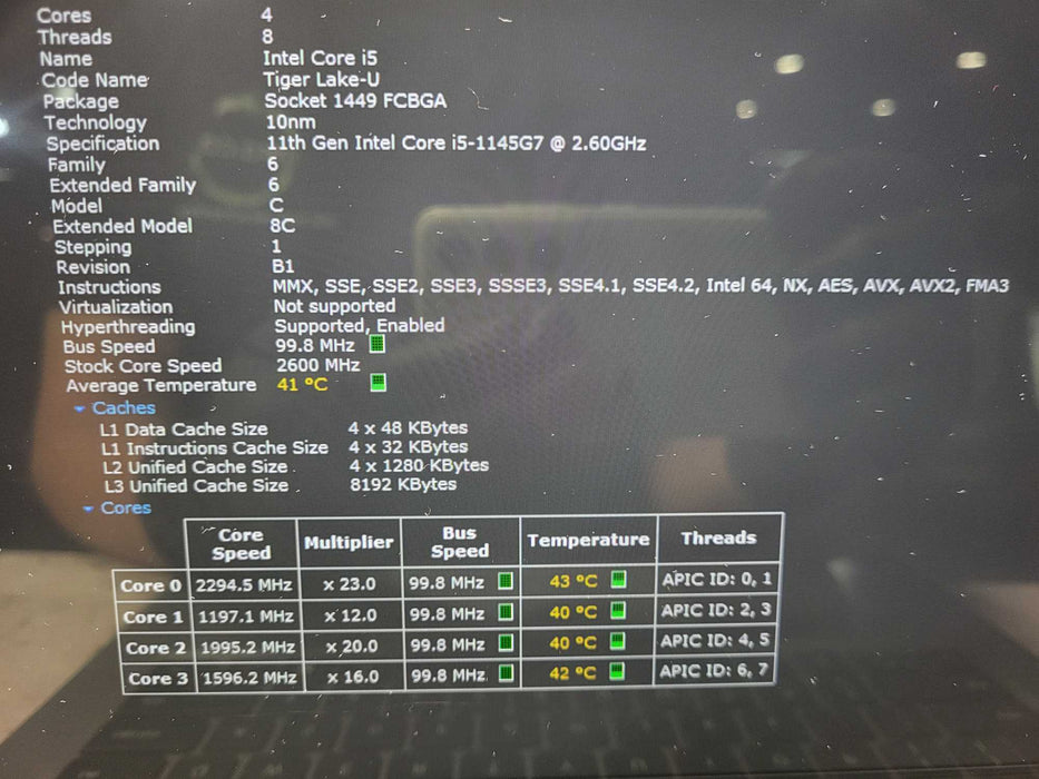 Dell Latitude 5320 Touch | i5-1145G7 @2.60GHz, 16GB DDR4, 512GB NVMe  Q$ Lap200