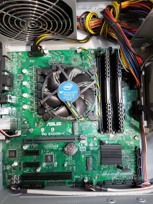 Custom Pc w/ Pro B460-C Intel i7-10700 CPU 2.90GHz 16GB RAM - No HDD