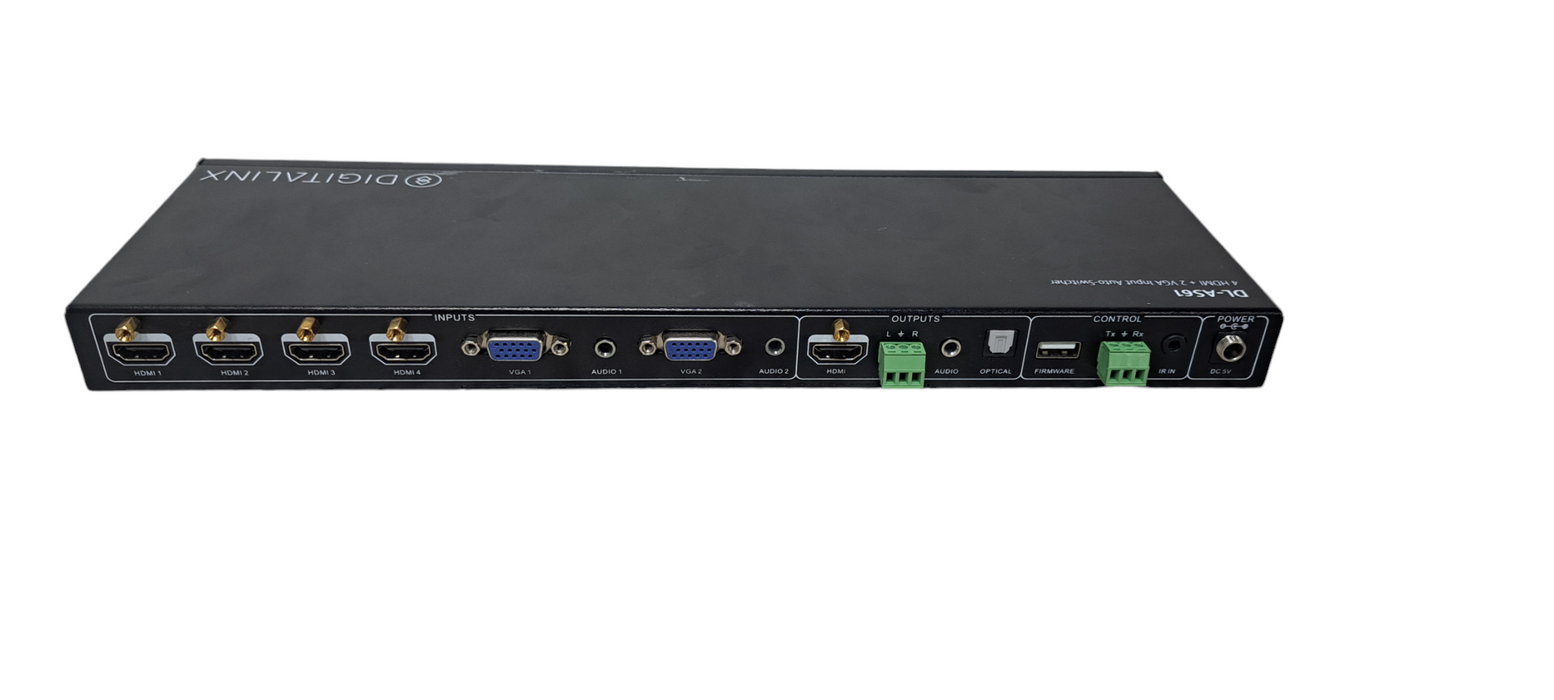 Digitalinx DL-AS61 6x1 HDMI Auto Switcher With Power Adapter