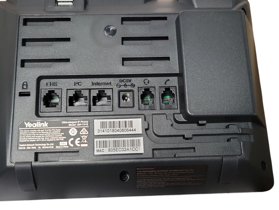 Lot of 2x Open-Box 3141018040806444 Yealink Ultra Elegant IP Phone SIP-T41S _