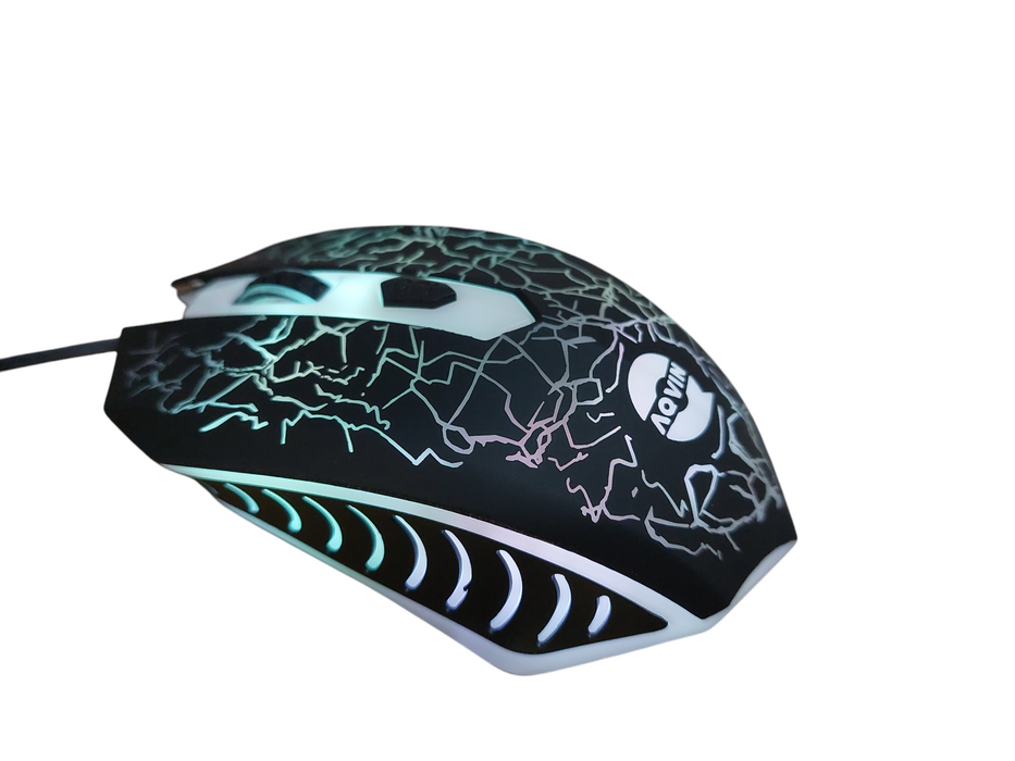 AQVIN 3 in 1 Combo Gaming RGB Keyboard Mouse & Pad Model: QC20-G  =