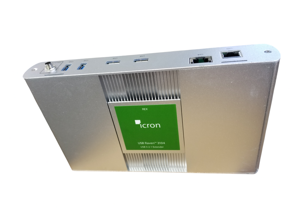 Icron USB 3-2-1 Raven 4-Port USB 3.2 100m CAT 6a/7 Extender System 3104