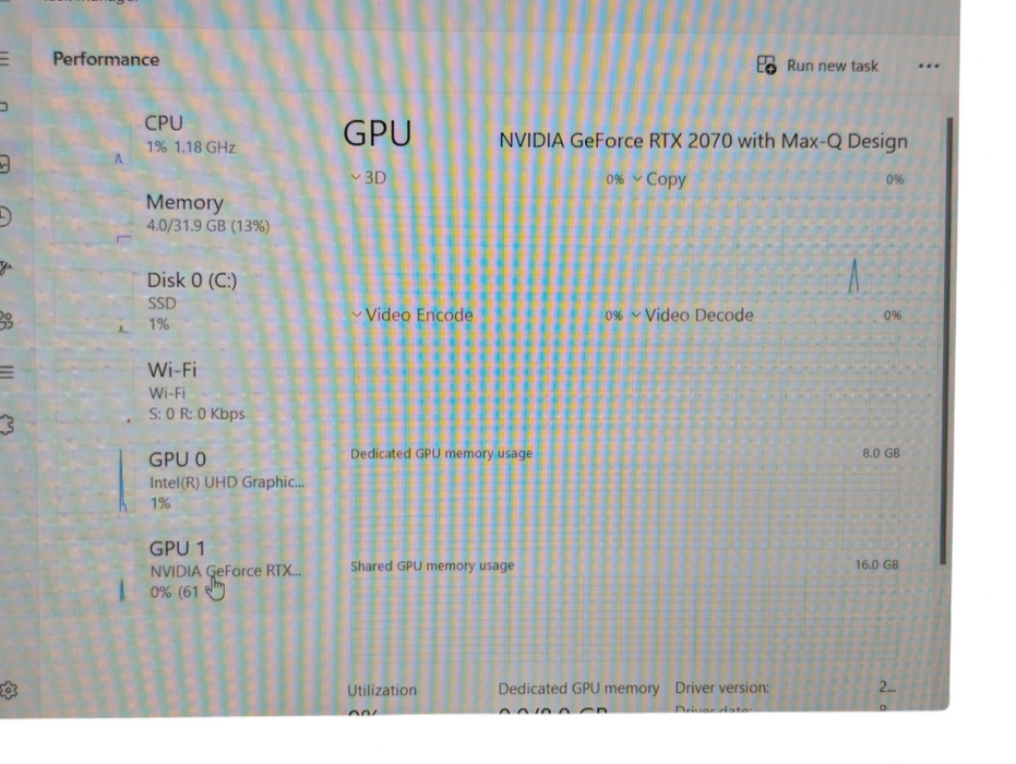 Razer Blade 15 Advanced Late 2019 NVIDA RTX 2070 MAX-Q 8GB  - Lap200