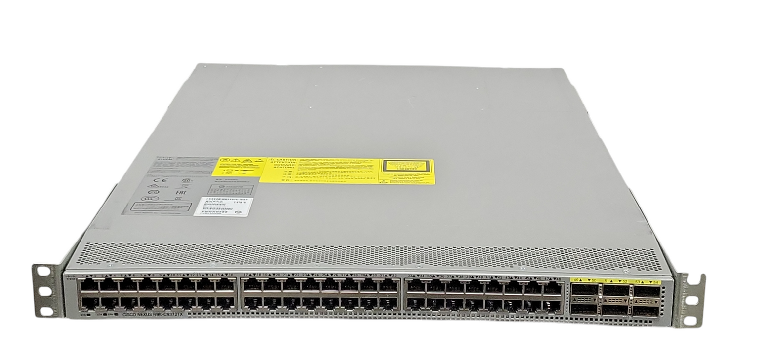 Cisco N9K-C9372TX 48-Port Nexus 9300 1/10GB Switch w/ Dual AC _