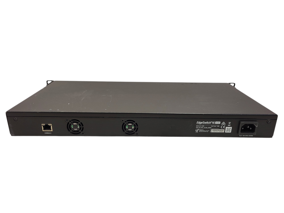 Ubiquiti Networks EdgeSwitch ES-16-150W Managed PoE+ Gigabit Switch READ $