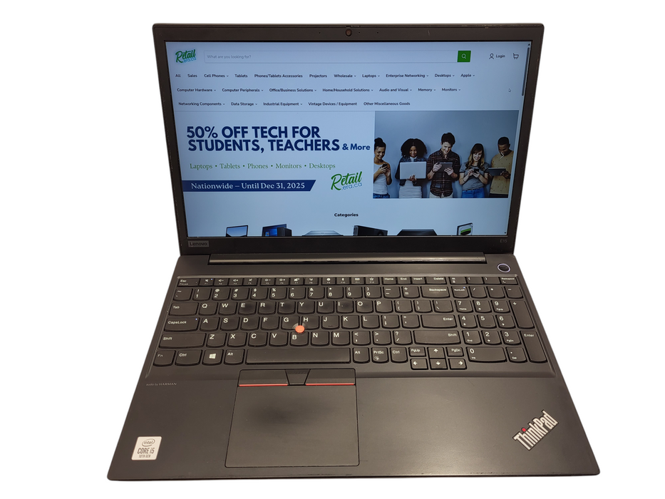 Lenovo ThinkPad E15 Core i5-10210U @1.60GHz, 16GB DDR4, 512GB NVMe READ Q$ Lap200