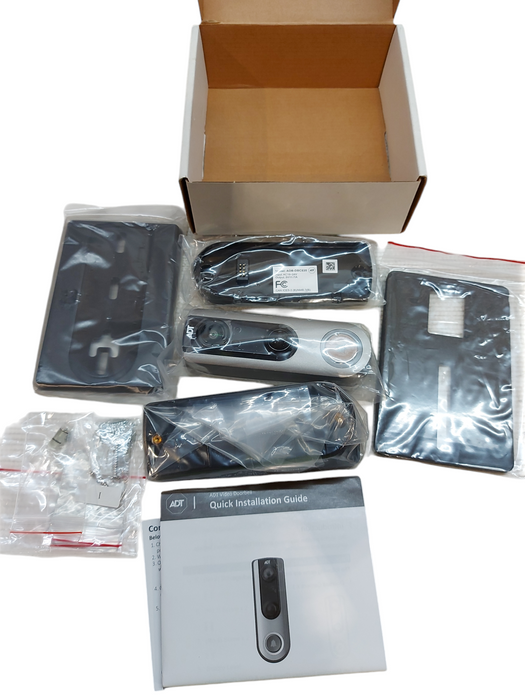 LOT 2x ADT Pulse Wireless HD Doorbell Camera – DBC835