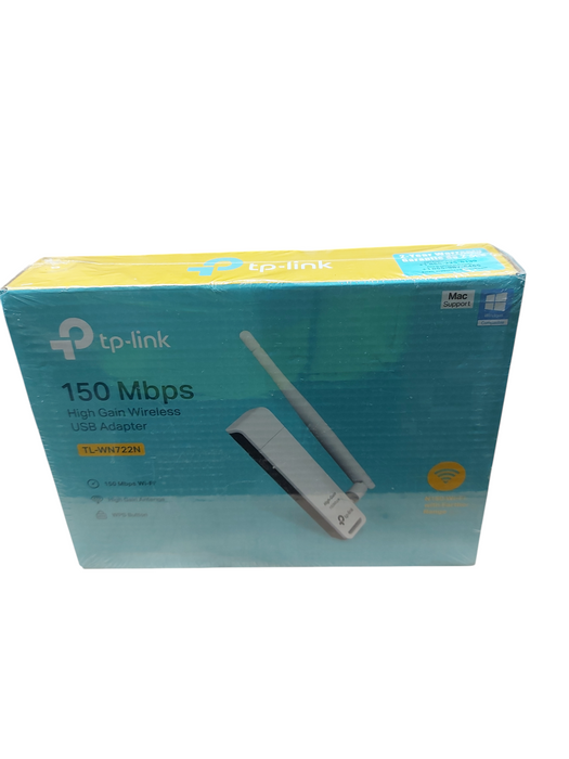 TP LINK 150 MBPS HIGH BAIN WIRELESS USB ADAPTER TL-WN722N