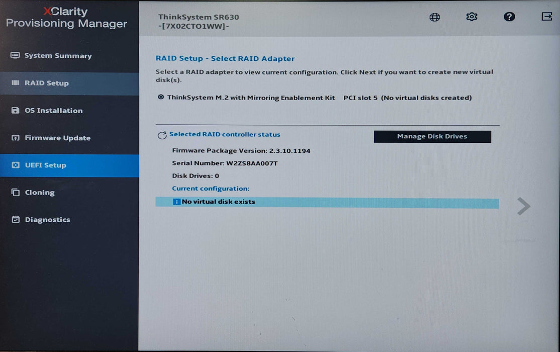 Lenovo SR630 1U Server, Xeon Silver 4114 2.20GHz, 96GB DDR4, No HDD/RAID