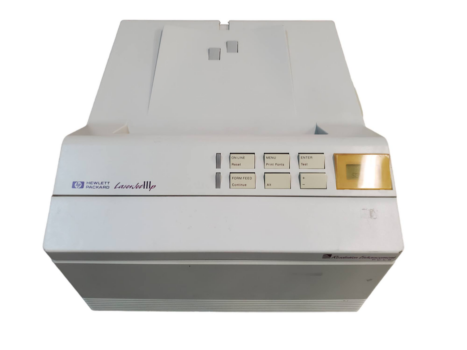 HP LaserJet IIIp Vintage Monochrome Laser Printer w/ PostScript Cartridge @