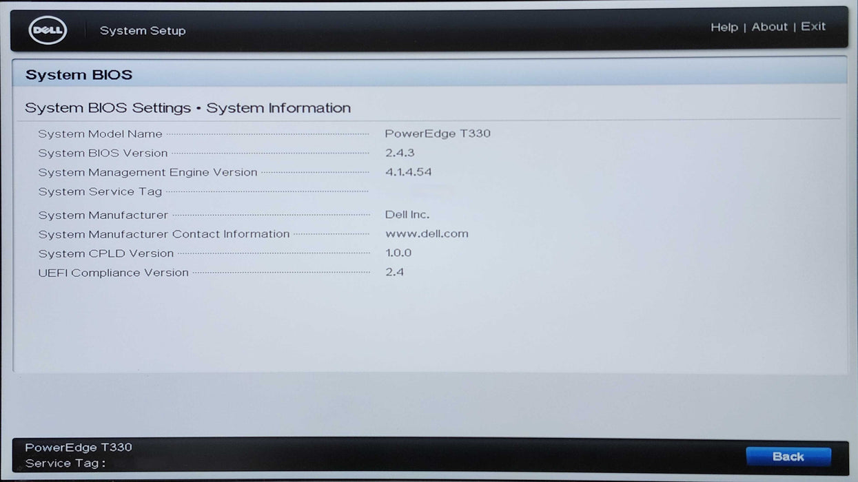 Dell PE T330 8x3.5", Xeon E3-1220v6, 16GB DDR4, No RAID & HDD, 350W
