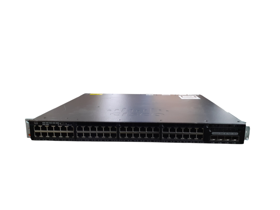 Cisco Catalyst 3650 PoE+ 4x1G L3 Switch – Clean, Factory Reset