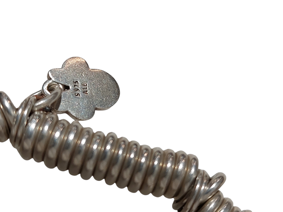 S925 Sterling Silver LINKS of London Charm Bracelet Weight of 55grams  =
