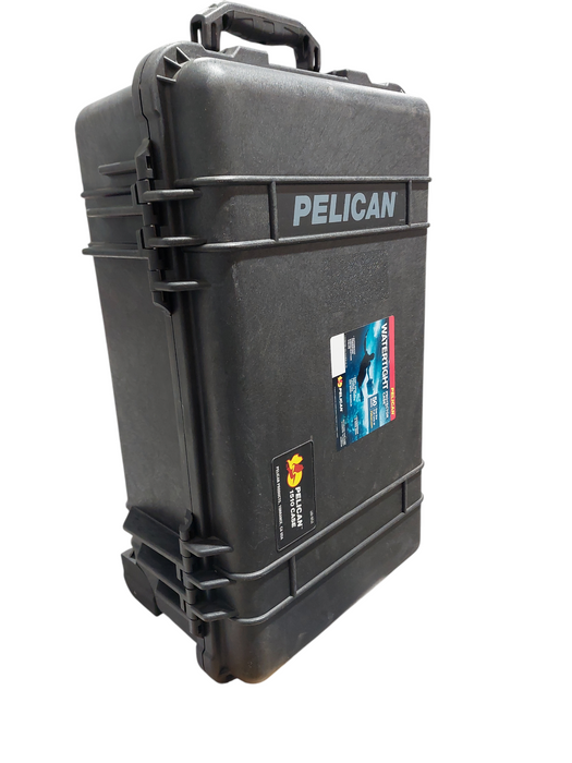 Pelican Case 22"X12"X8" Hard Shelled Water Proof Case Empty Rolling Cart =