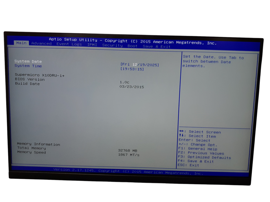 Supermicro X10DRU-i+ 2x Xeon E-2630 V3 @ 2.40GHz, 32GB DDR4 LSI 3108 2x 750