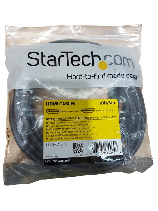 Startech 10ft (3m)  High Speed Hdmi Cable