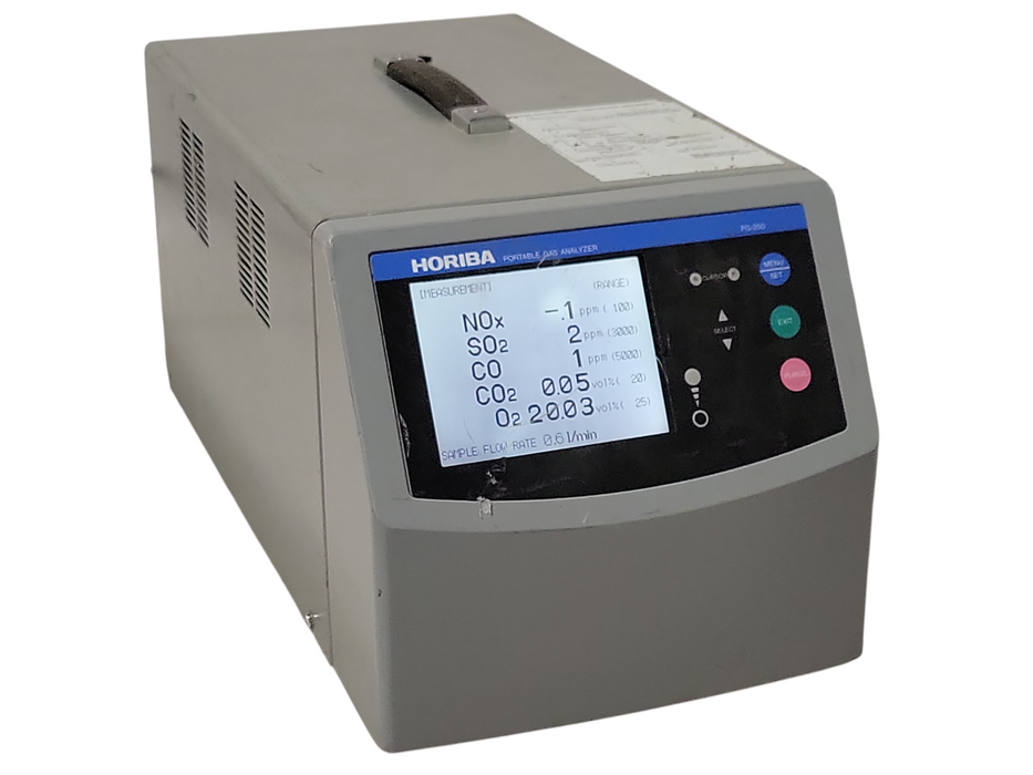 Horiba portable Gas analyzer PG-250, READ _