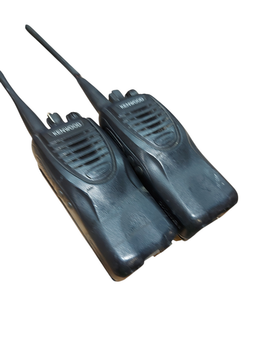 Lot 2x KENWOOD TK-3302-P TWO WAY PORTABLE RADIO UHF 16 CHANNELS