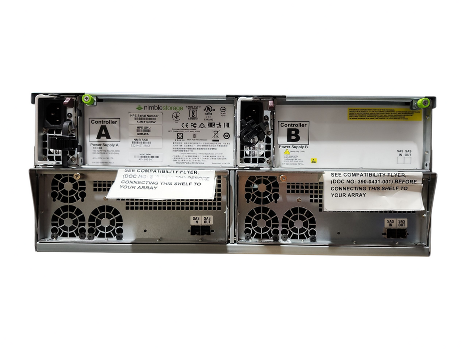 Nimble Storage Q8B49A ES2-H42T No HDDs, 3x 2.5" HDD Caddies