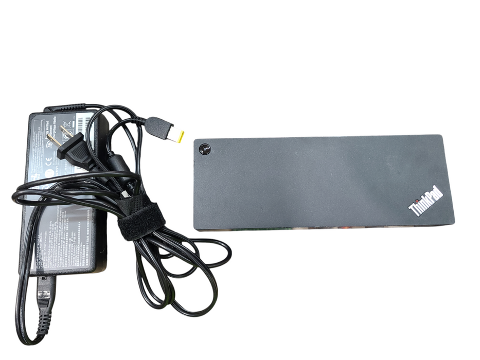 Lenovo ThinkPad Thunderbolt 3 Dock Gen 2 DK1841 03X7538 w/ Power Supply Q