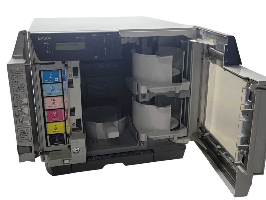 Epson PP-100 Disc Producer Publisher CD/DVD Printer - N131A, READ _