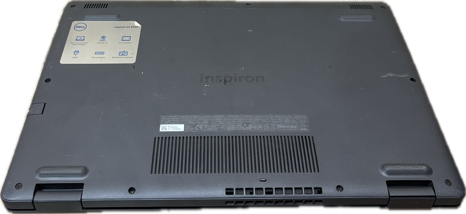 Dell Inspiron 3501 Core i7-1165G7@2.8GHz 12GB RAM 256GB SSD READ  Lap200