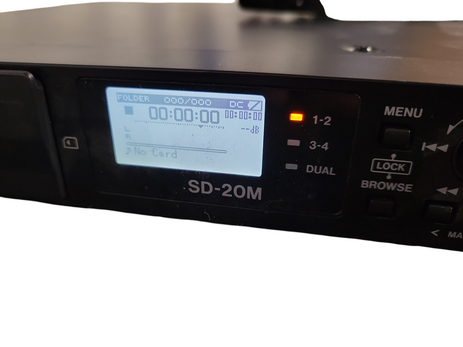 TASCAM SD-20M 4-Track Solid-State Recorder READ !