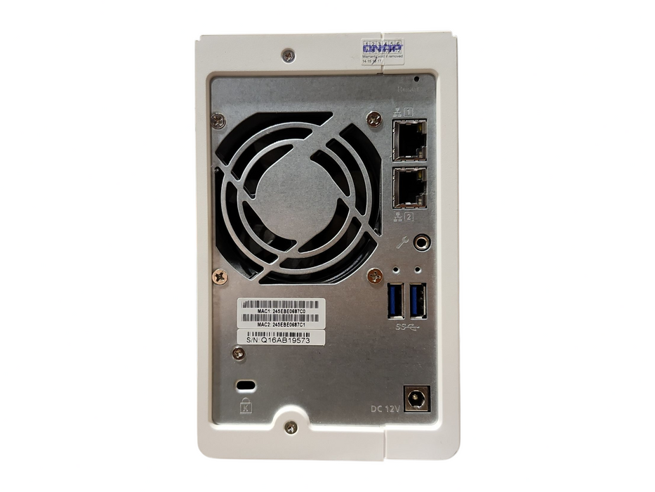 QNAP TS-231P, 2-Bay Network Attached Storage NAS 1GB RAM w/ 2x 2TB HDD