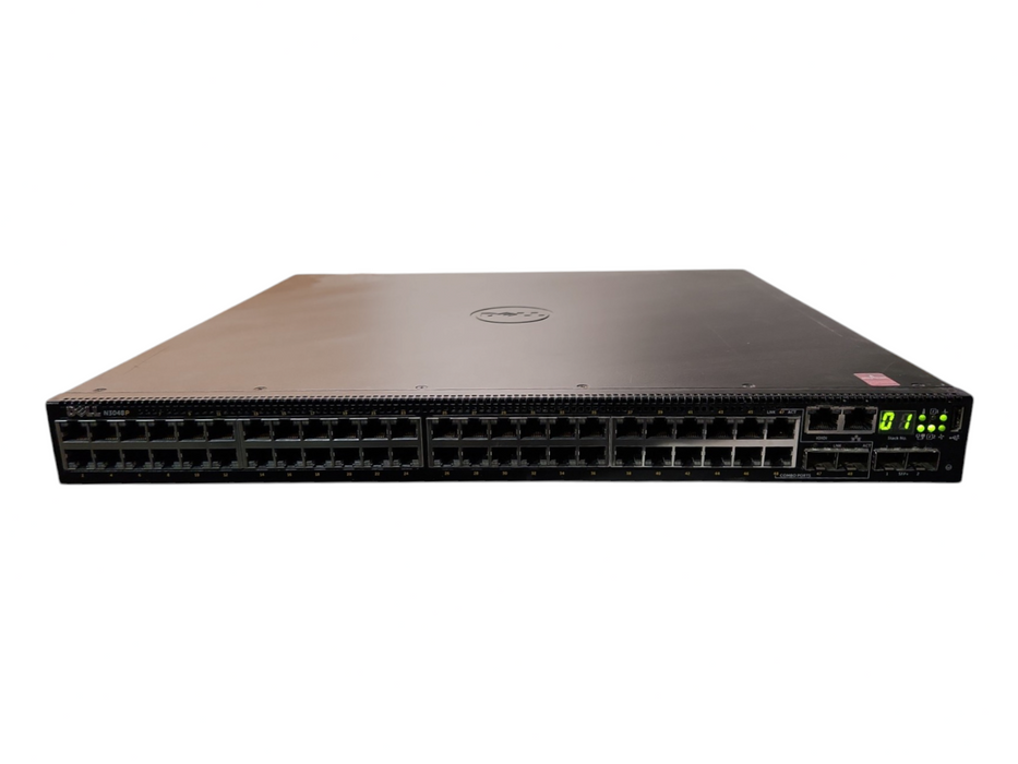 Dell N3048P, 48-Port Gigabit PoE+, 2x 10G SFP+ Managed Switch, 1x 1100W PSU