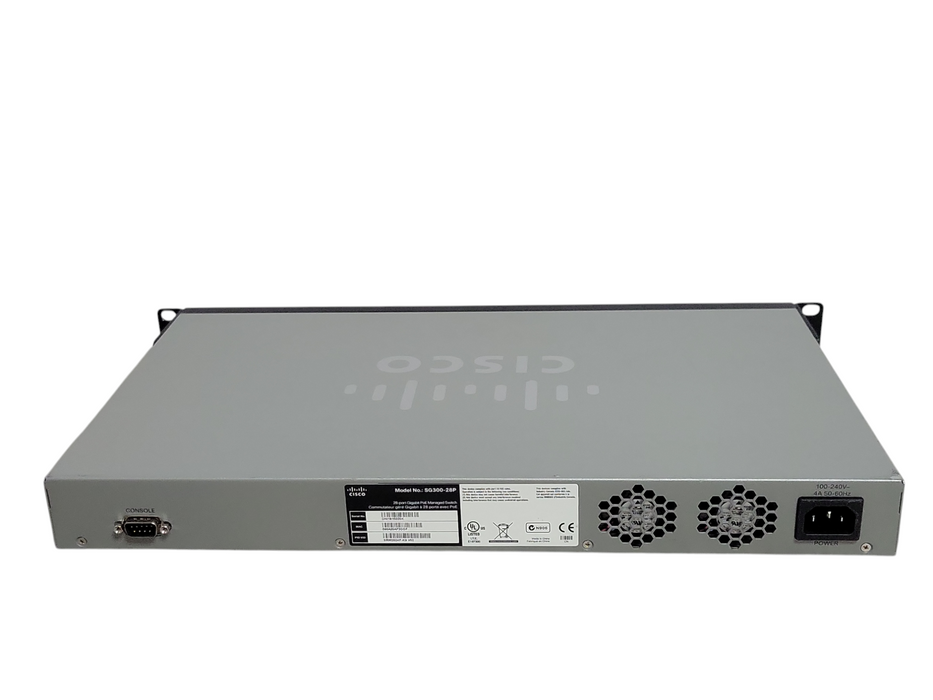 Cisco SG300-28P 28-Port Gigabit PoE Managed Switch w/ 2x SFP,  SRW2024P-K9 _