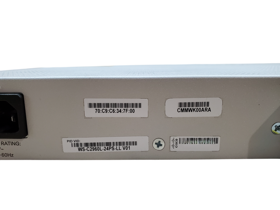 Cisco Catalyst WS-C2960L-24PS-LL 2960-L Gigabit PoE Network Switch