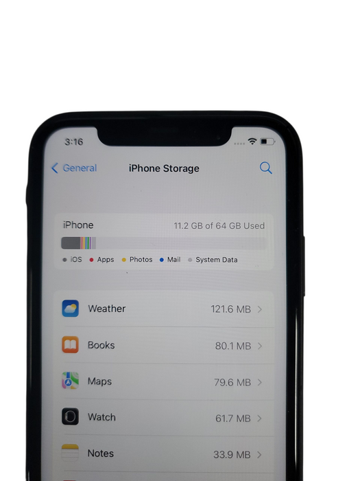 Apple iPhone 11 - 64GB - Black [A2111] Q