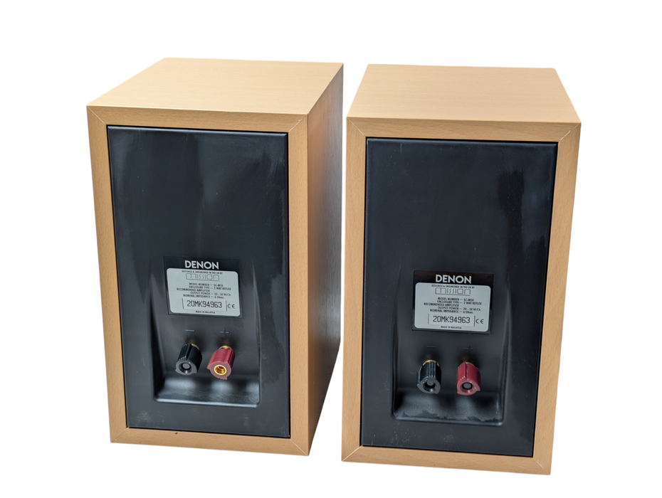 Denon SC-M50 Bookshelf HiFi Speakers by Mission -