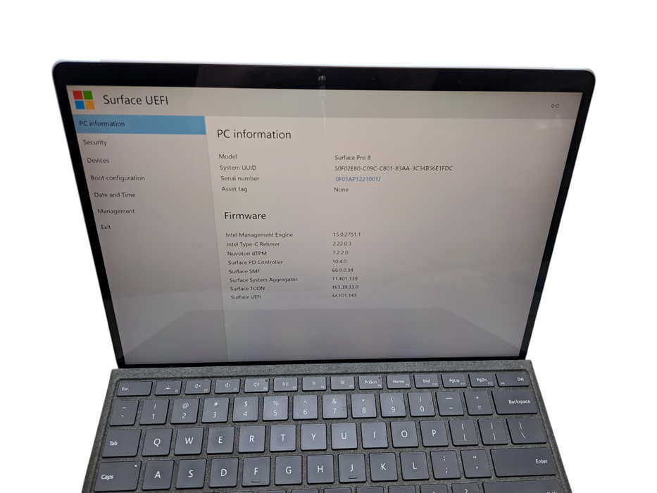 Microsoft Surface Pro 8 | Intel Core i5-1145G7, 16GB DDR4, 256GB NVMe, PWR ) Lap200