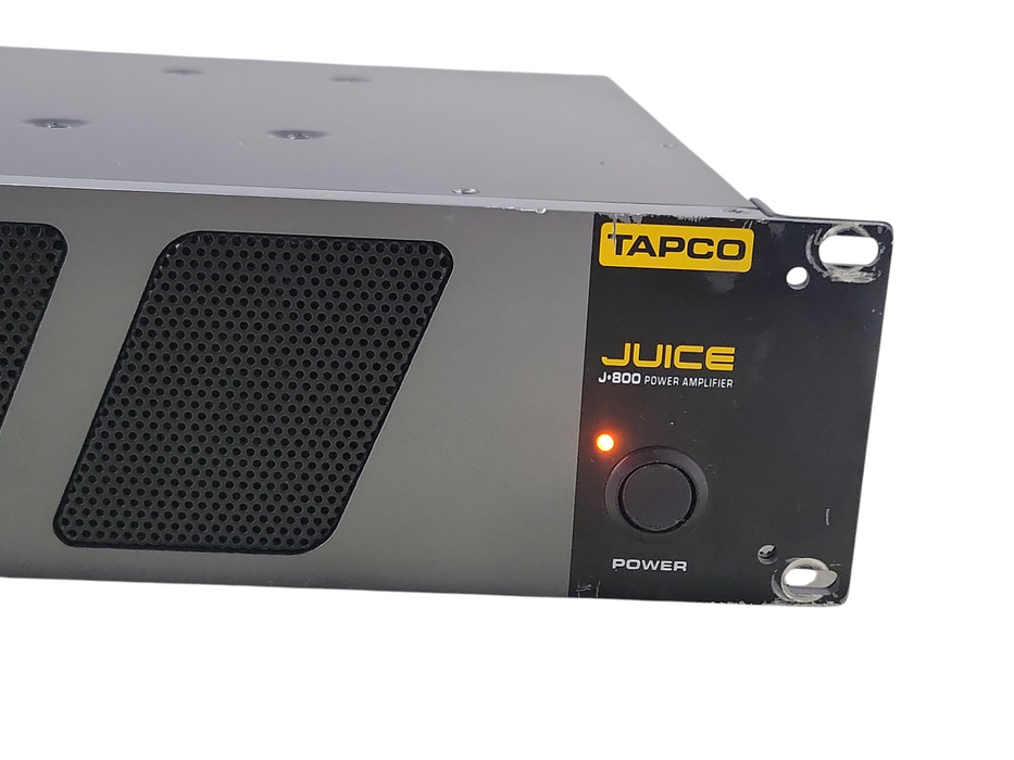 Tapco Juice J-800 Commercial Power Amplifier, REAd _