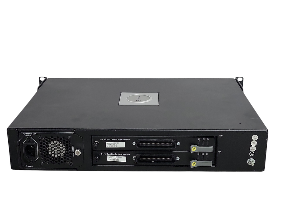 Mitel ASU II 50005105 with 2x 50005104 4 Plus 12 Port Combo Card, READ _