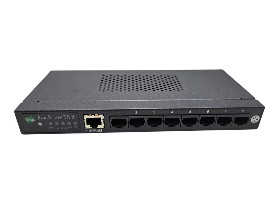 Digi PortServer TS 8 | 8-Port Terminal Server 50001208-01 No AC