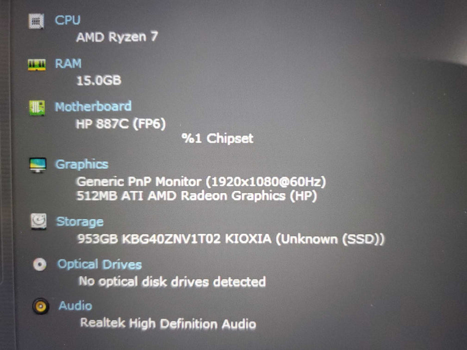 HP - 14" FHD, Ryzen 7 - 5700U 16 GB RAM, 1TB SSD - 14-fq1040ca  Lap200