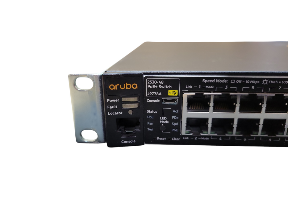 HP Aruba 2530-48 PoE+ Switch J9778A 48-Port Gigabit Managed Ethernet Switch !