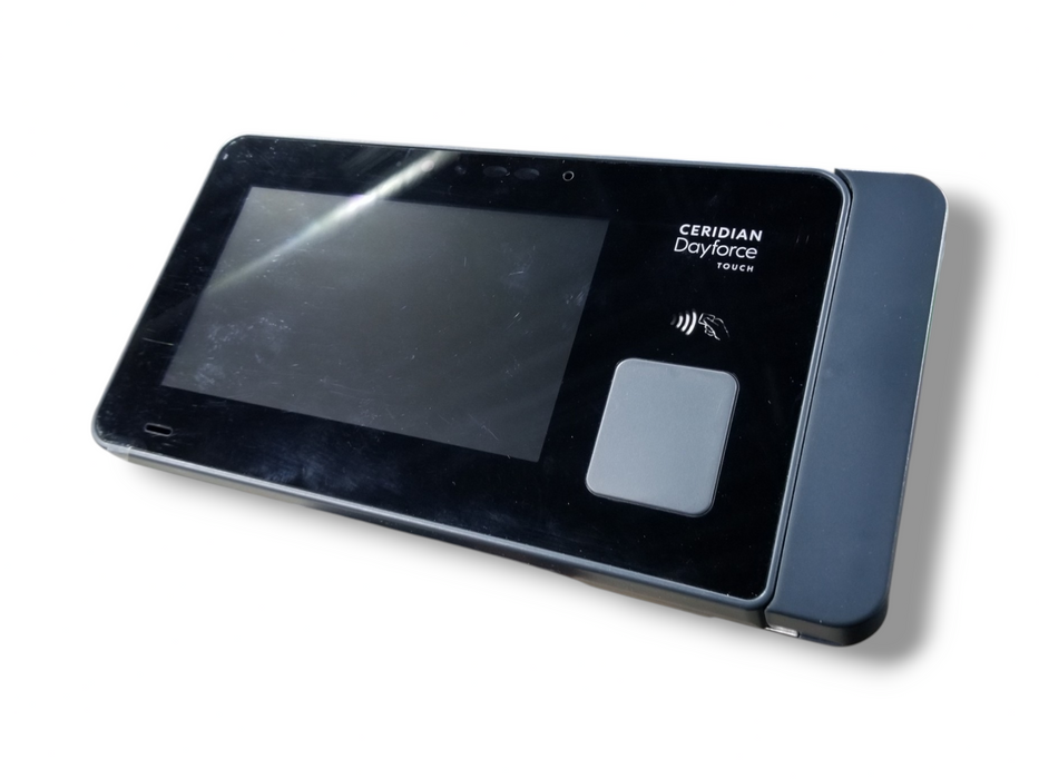 Ceridian Dayforce Touch Time Clock Model DFTouch with Wall Mount Bracket