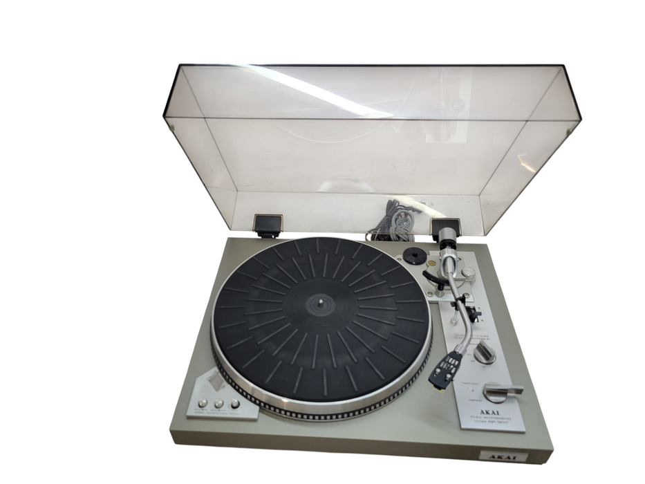 AKAI FULL AUTOMATIC AP-307 QUARTLOCK DD Turntable  %