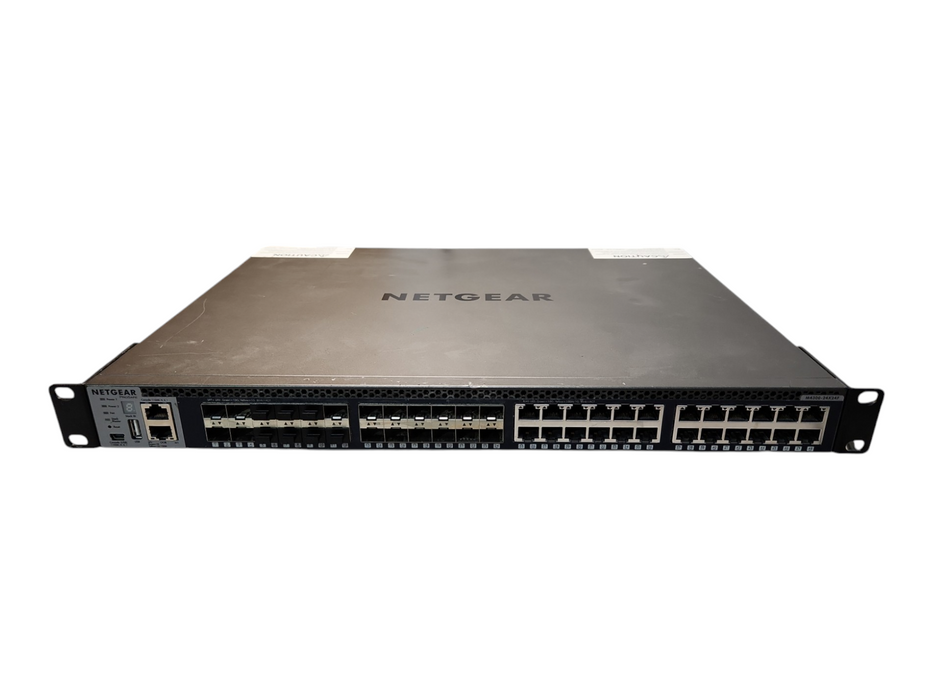 Netgear M4300-24X24F XSM4348S 24x 10G RJ45 & 24x 10G SFP+ L3 Switch w/ 2x PSU