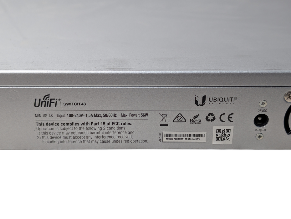 Ubiquiti UniFi Switch 48 US-48 Please READ  -